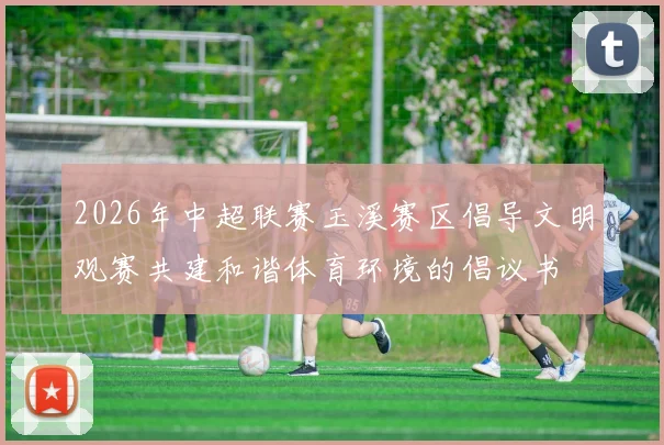 2026年中超联赛玉溪赛区倡导文明观赛共建和谐体育环境的倡议书